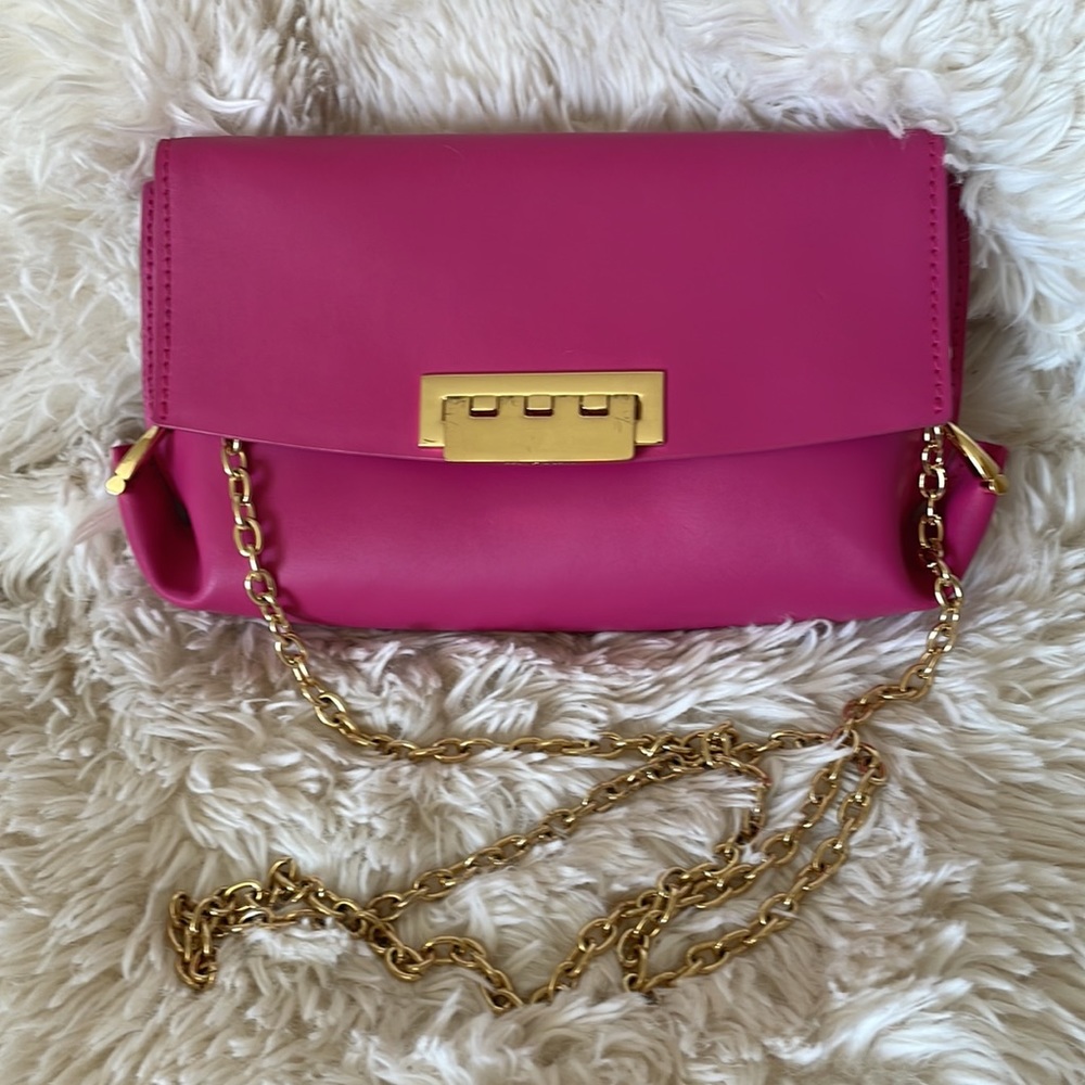 Zac Posen Pink Leather Crossbody